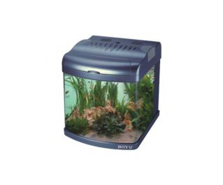 Аквариум  32л, цвет серебряный,фильтр 6Вт, светильник 18Вт. (MT-408A Silver)