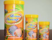 AQUAV Brine Shrimp Flakes (Артемия в хлопьях) Баночка 100мл (BSF-100)