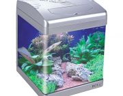 BOYU Аквариум серебристый, 26л, фильтр 4Вт, светильник 11/13Вт (ASD-320MD silver)