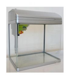 Аквариум  37л, цвет серебряный, фильтр 7Вт.(MR-410 silver)