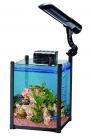 BOYU Аквариум 20л, черный, фильтр 11Вт, светильник 9Вт (JDG-270 black)