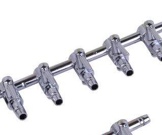 Флейта воздушная металлическая, 5 краников (AD-05)