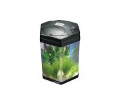 V BOYU Аквариум черный, 22л, фильтр 4Вт, светильник 11Вт (LJ-300 black)