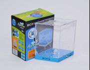 BOYU Аквариум для петушка с подсветкой, синий (NA-1 blue)