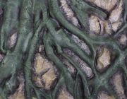 Объемный фон для аквариума ПВХ (скалы, камни) 80х55х5 (BJ011A)