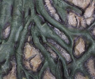 Объемный фон для аквариума ПВХ (скалы, камни) 80х55х5 (BJ011A)