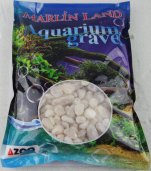 Грунт для аквариума белый 2-3см (3кг) (KL0902)