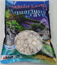 Грунт для аквариума белый 2-3см (3кг) (KL0902)