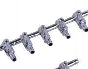 Флейта воздушная металлическая, 5 краников (AD-05)