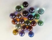 Стеклянные шарики для декора 300г. (в сеточке) (KL0212)