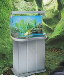 V Тумба для акватеррариума, 64*39*67 см, цвет серебристый (ATA62-Silver)
