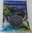 Галька для аквариума черная 1-2,5см (3кг) (KL0814)